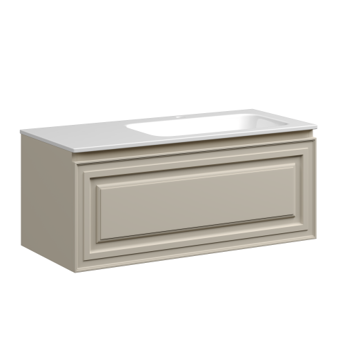 Тумба под раковину Sancos Very VR100RCE 100х45х41 подвесная цвет бежевый